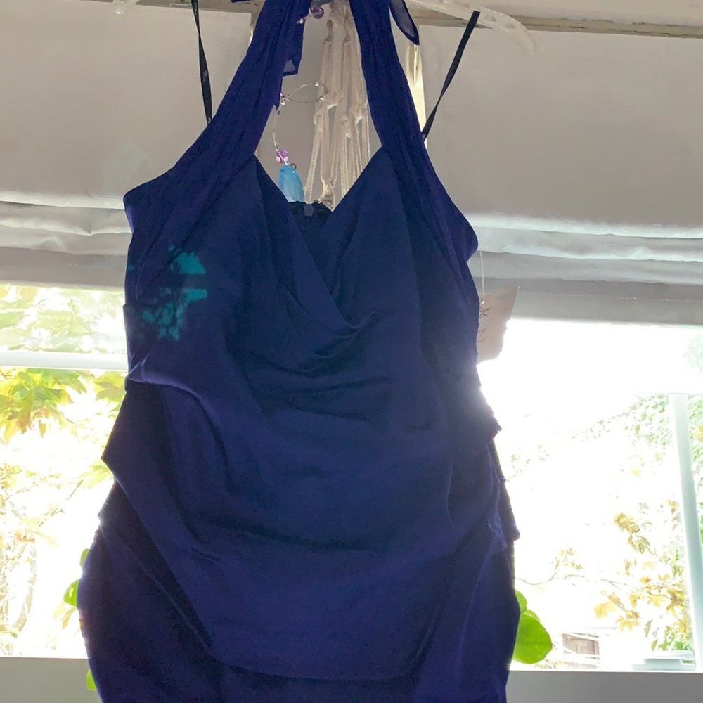 Violet halter dress